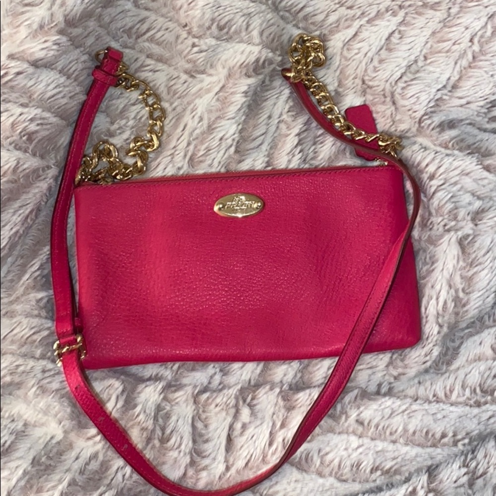 Hot Pink COACH Cross Body